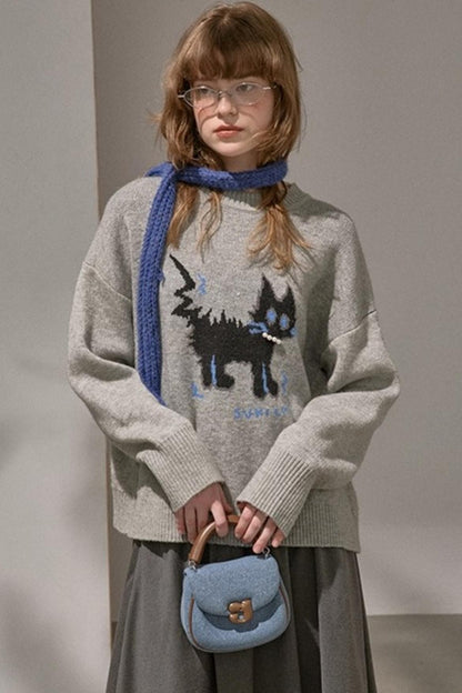 Winter Fur Drop Sweater