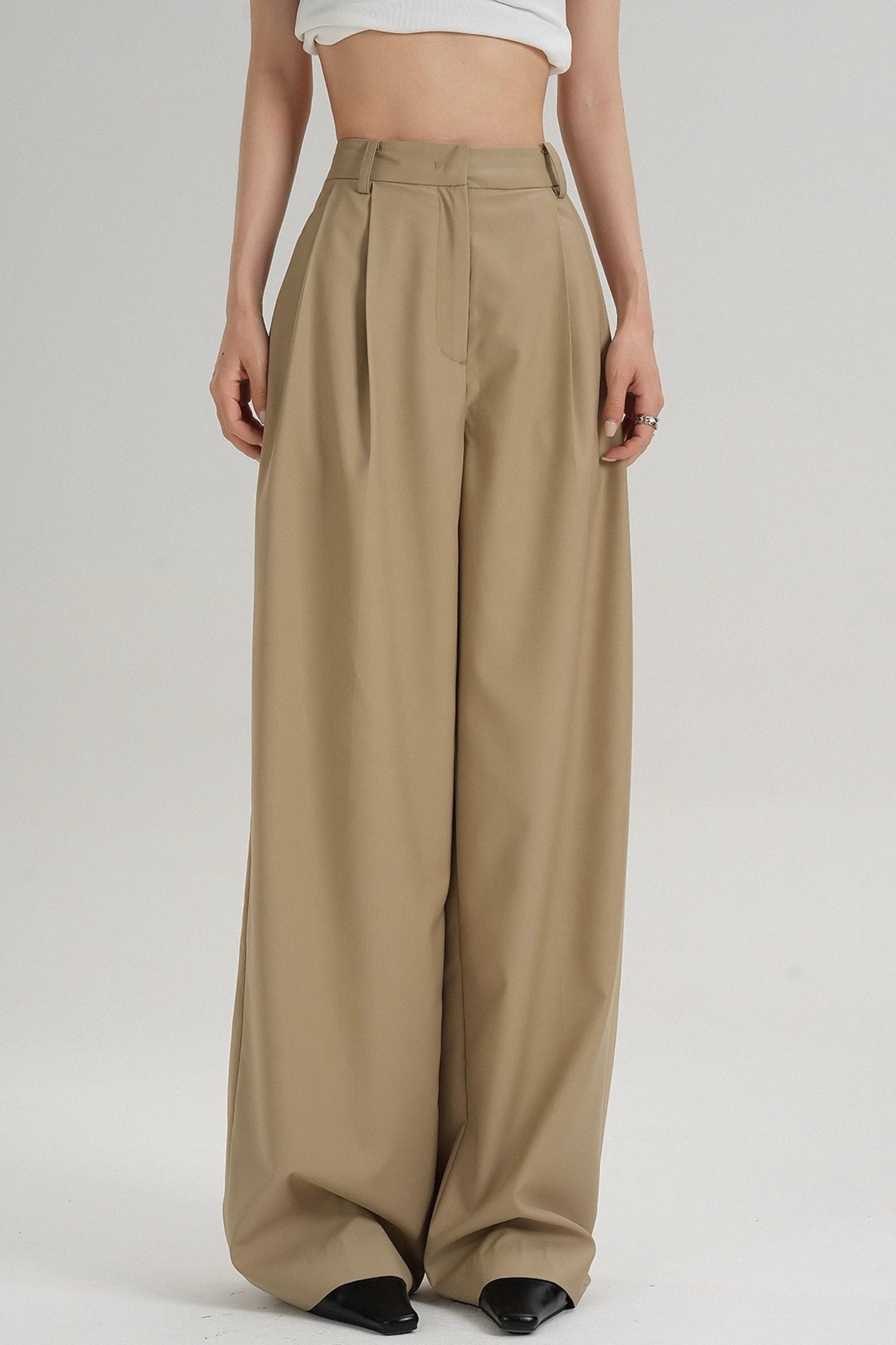 Straight-Leg Trousers