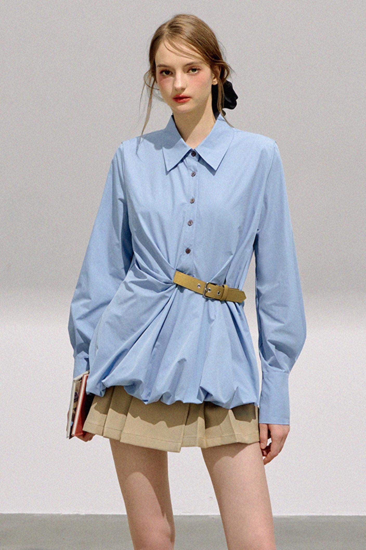 College Sweetheart Fluffy Shirt