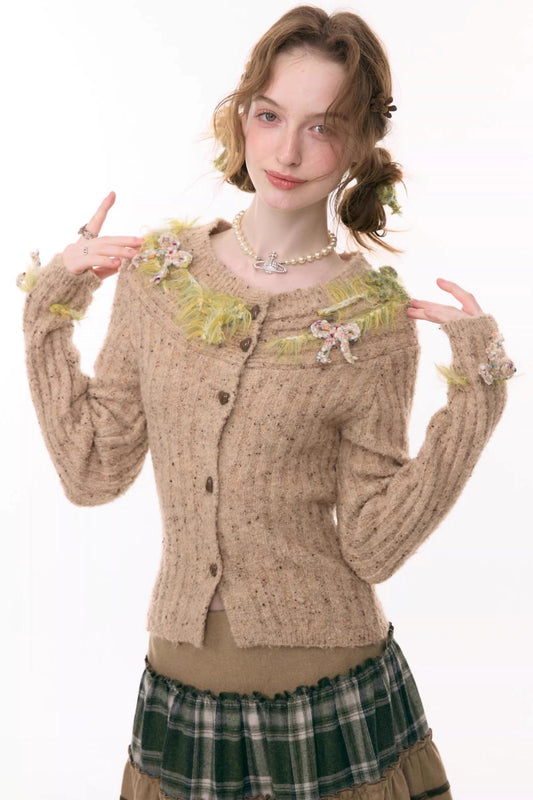 Mist Harbor Fleece Cardigan