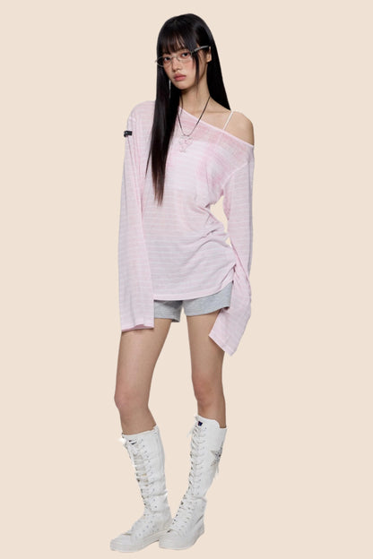 Slant Shoulder Sun Tee