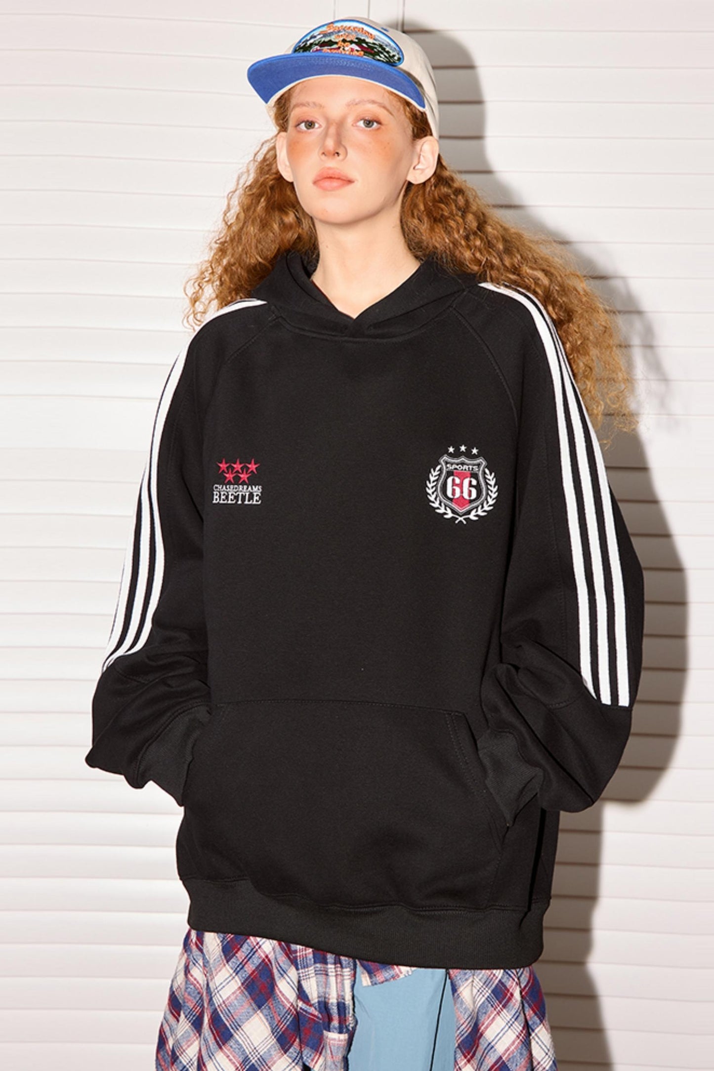 Loose Fit Hooded Top