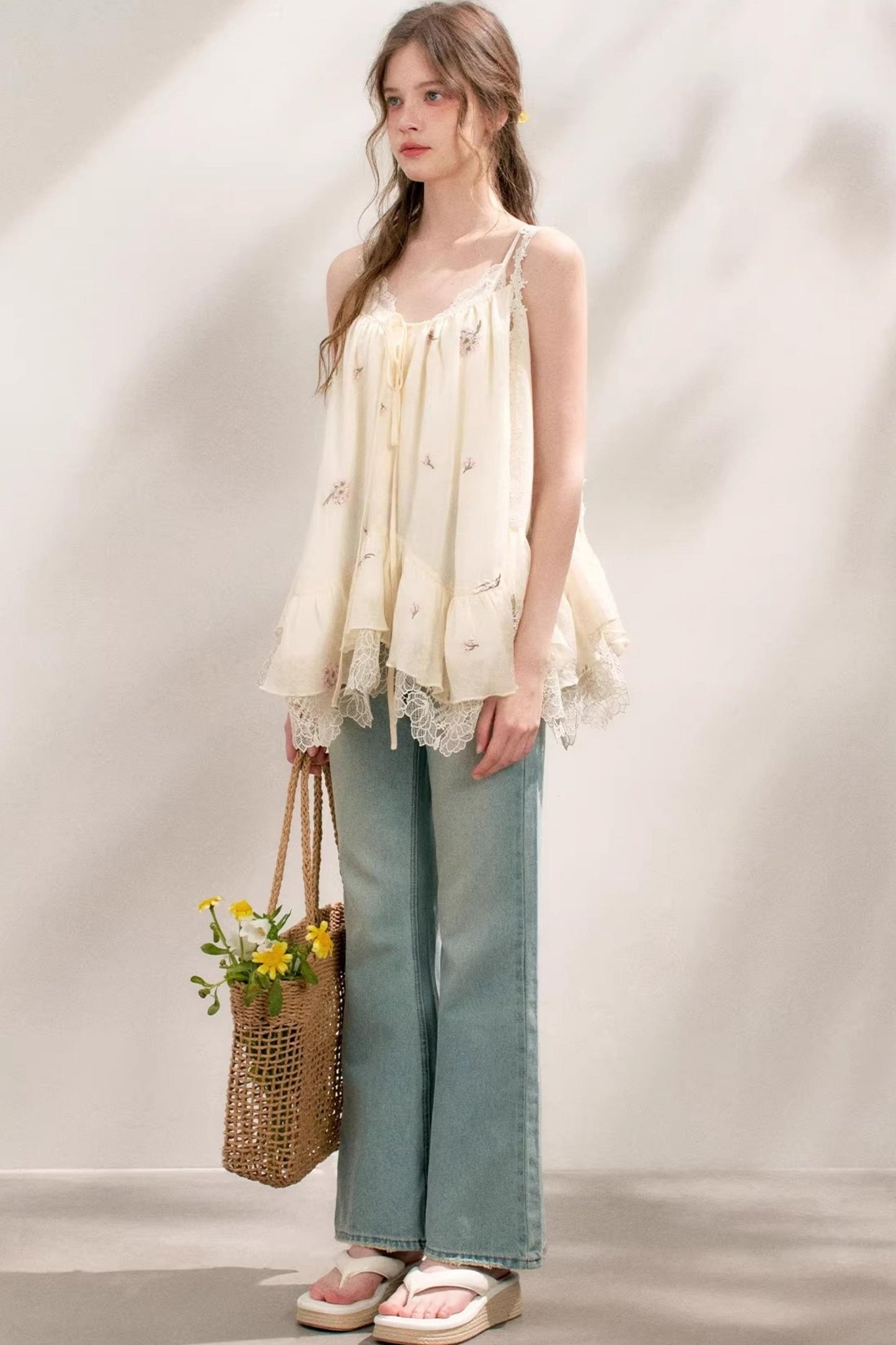 Silk Summer Camisole Set-Up