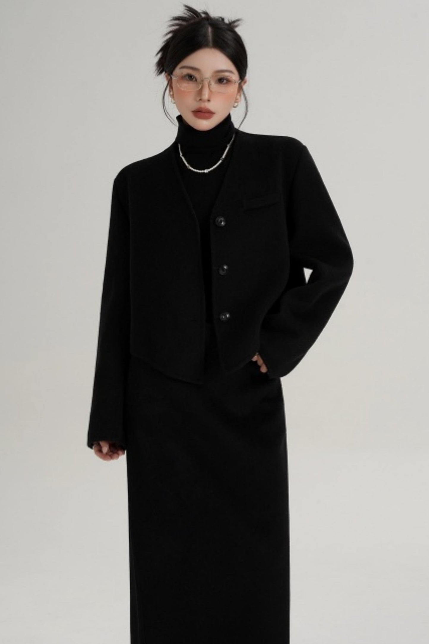 Double-Sided Woolen Coat