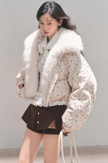 Ruffled Lace Bow Top