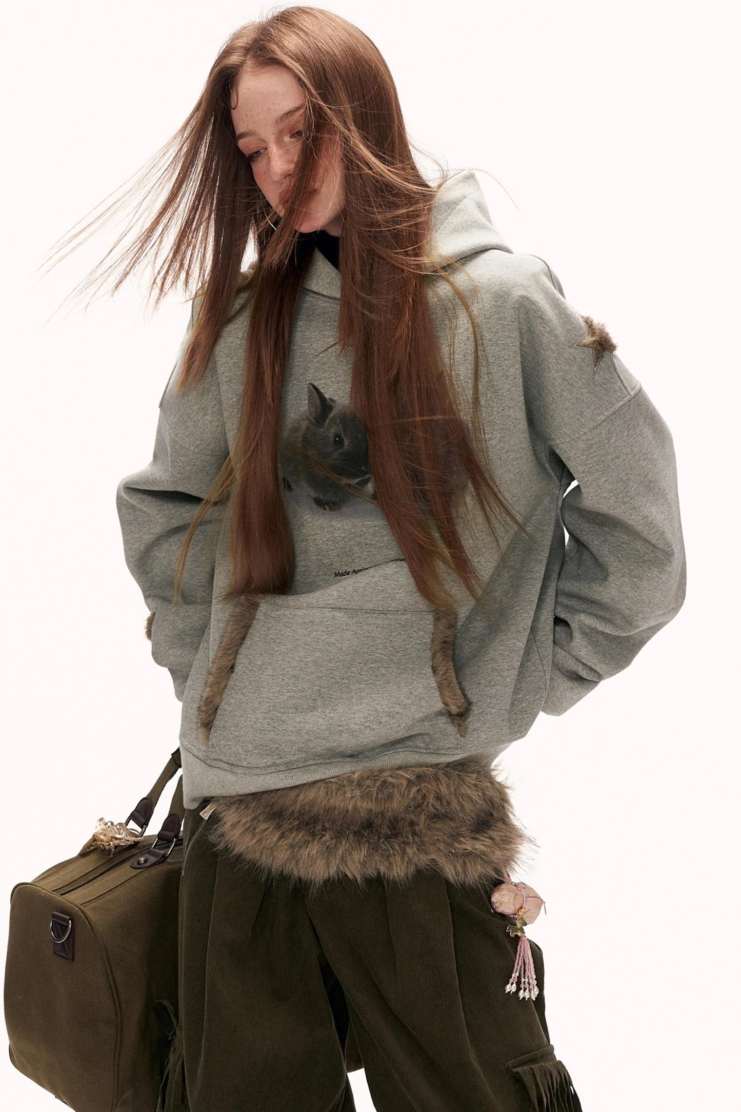 Star Rabbit Hooded Sweatshirt