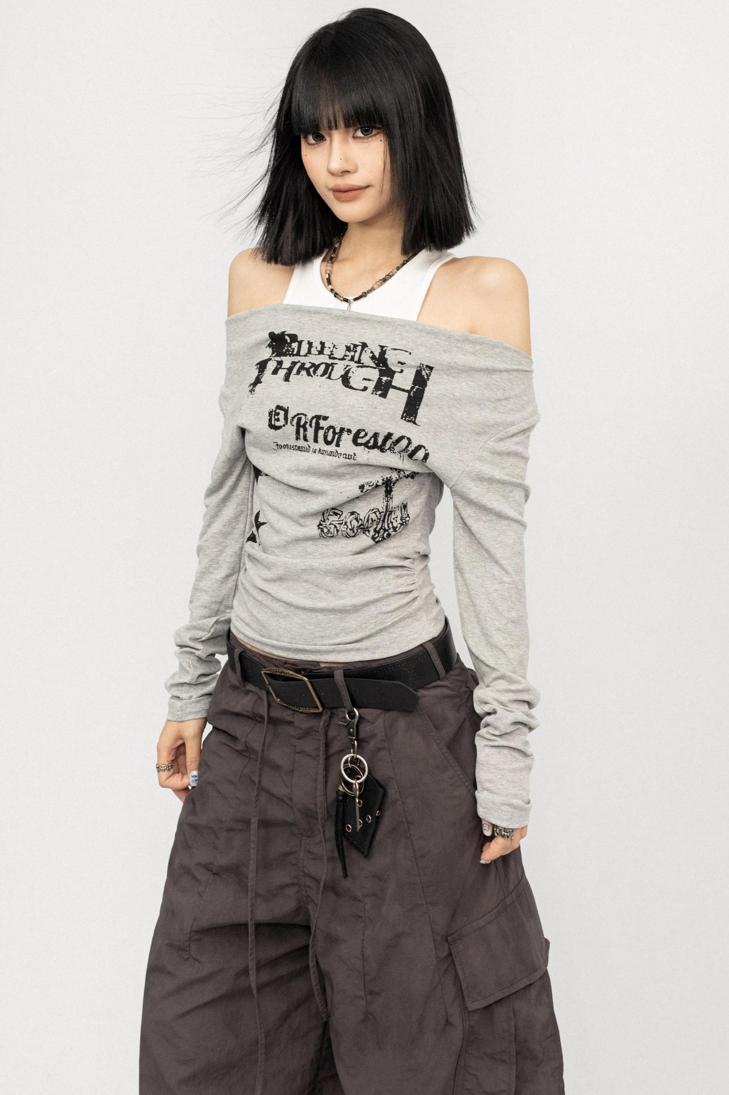 Slim Spice Girl Long Sleeve Top