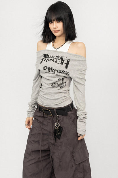 Slim Spice Girl Long Sleeve Top