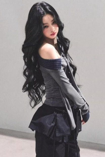 Knit Off-Shoulder Top