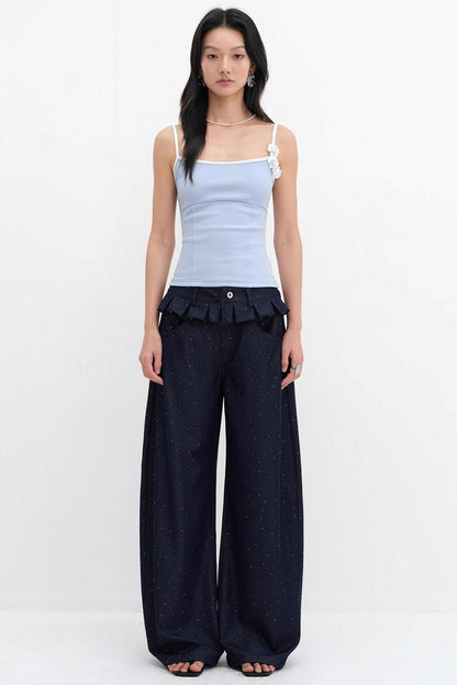 Sequin Wrap Camisole