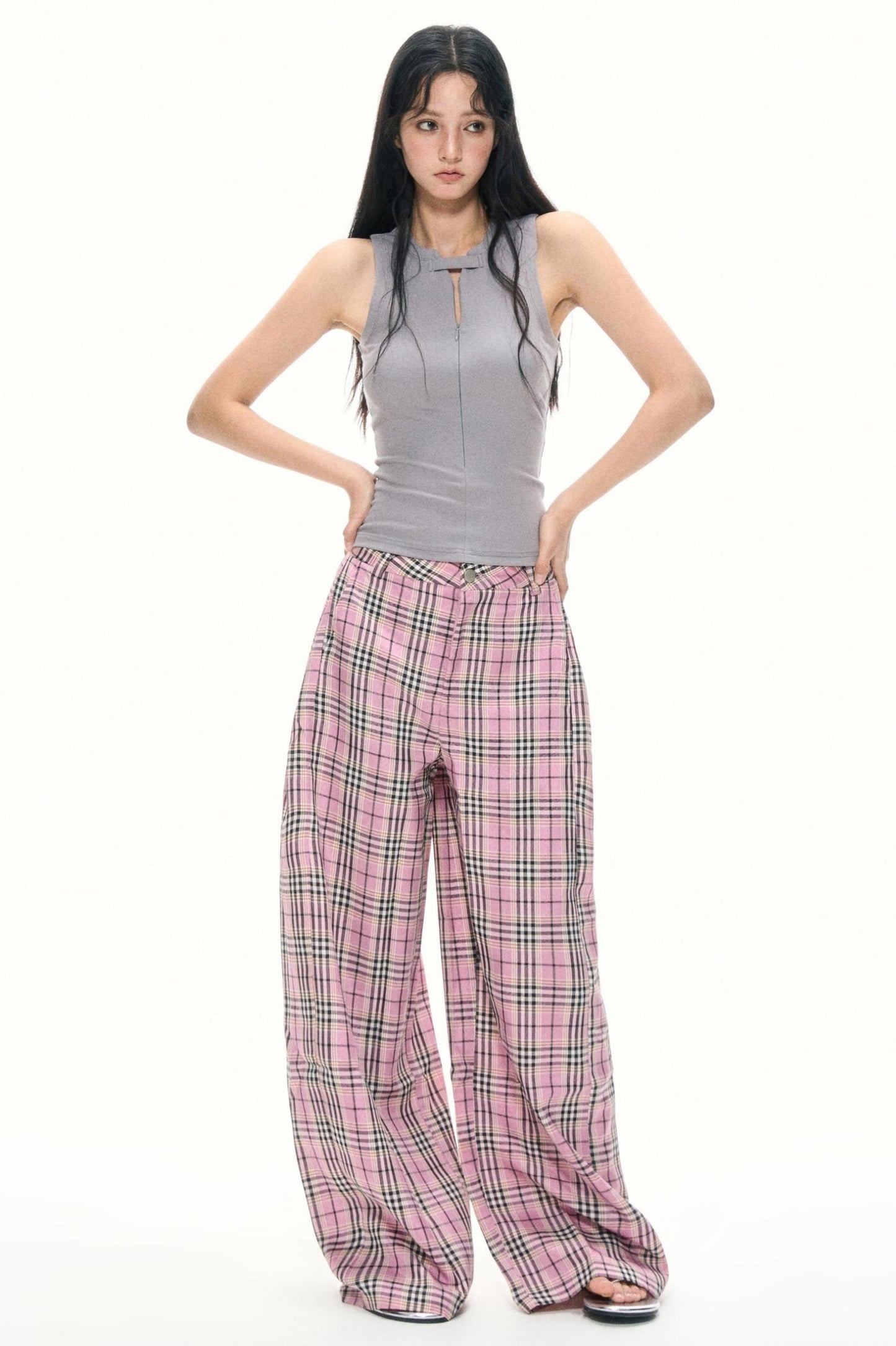 Gray Slim Fit Tank Top