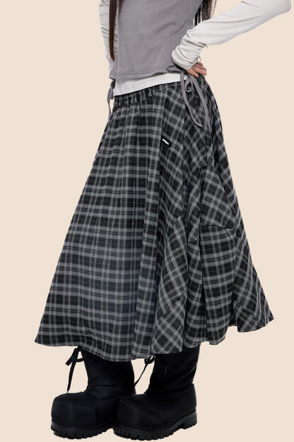 Retro Vintage Midi Skirt