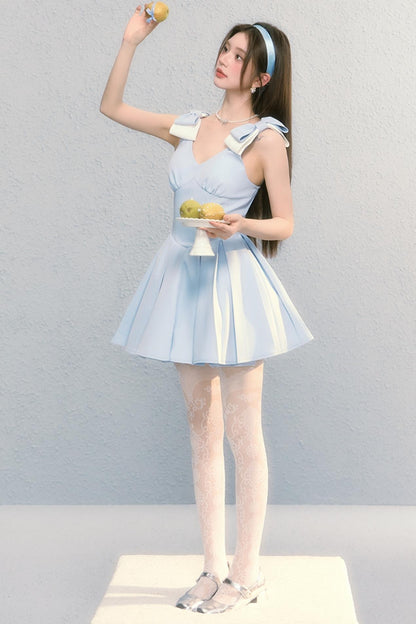 Blue Daughter V-Line Summer Slip Dress