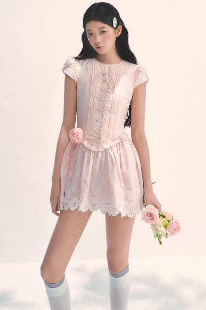 Quiet Pink Princess Tea Dress