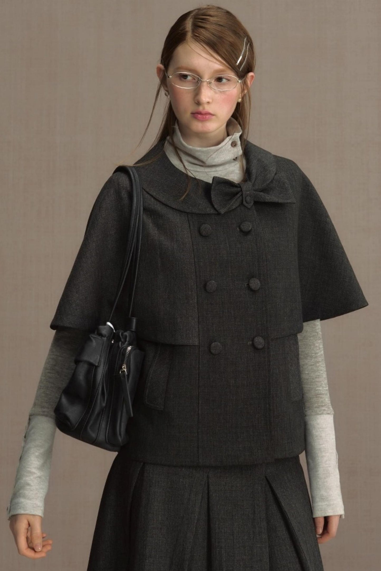 Retro Cape Vest Shawl Jacket Set-Up