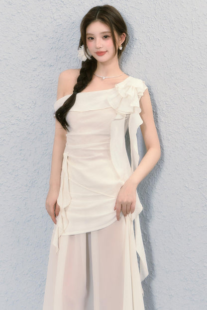 Elegant Rose Skirt Set-Up