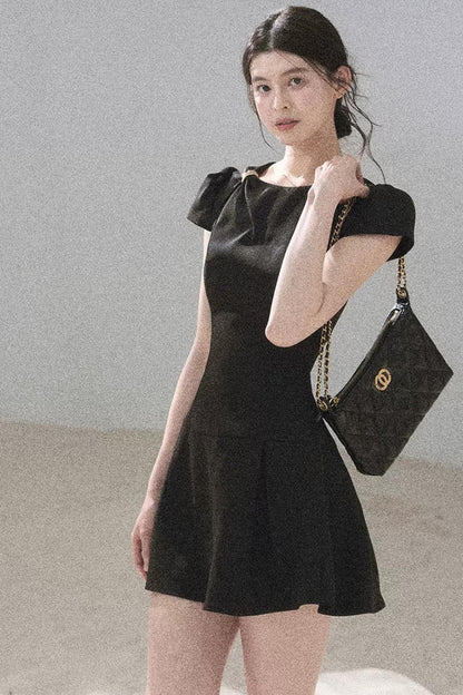French Summer Puffy Dress