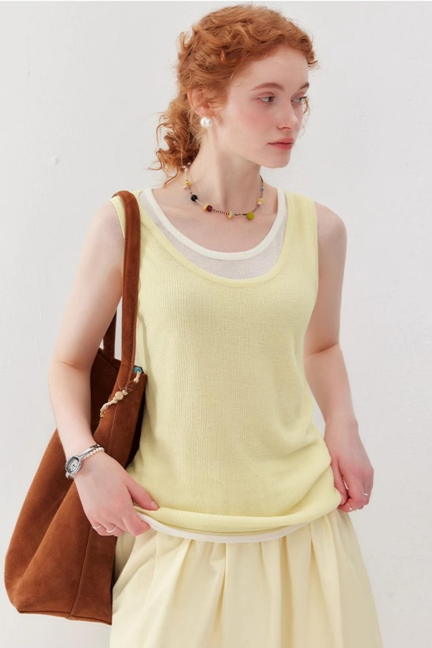 Colorblock Lightweight Tank Top