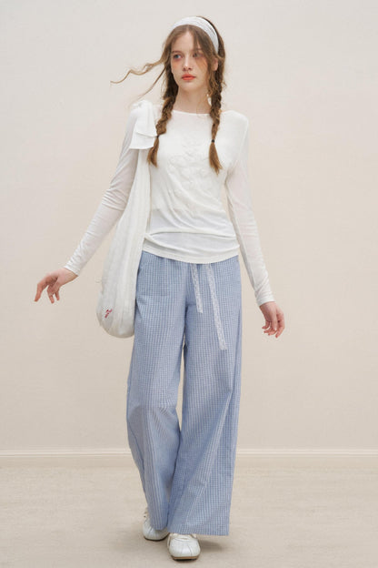 Lattice Loungewear Top