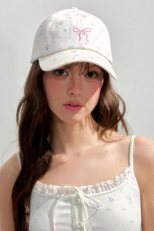 Hand-Painted Floral Sun Hat