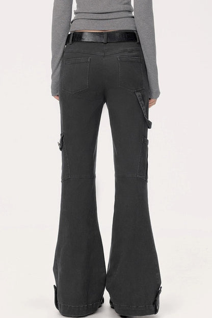 Retro Bootcut Cargo Pants