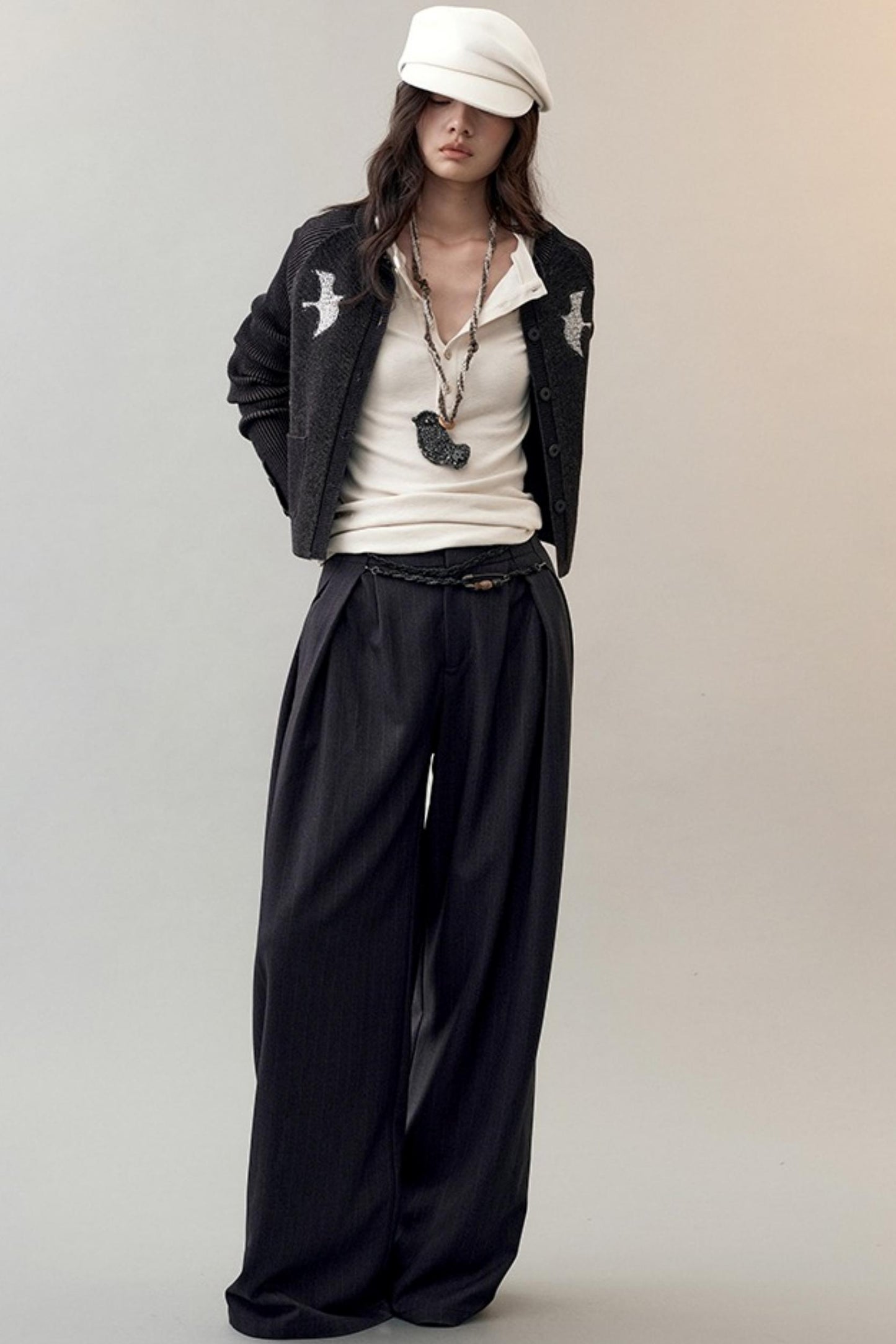 Feather Shadow Stars Slim T-Shirt