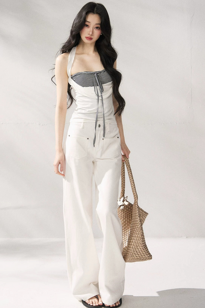 Elegant Slimming Wide-Leg Pants