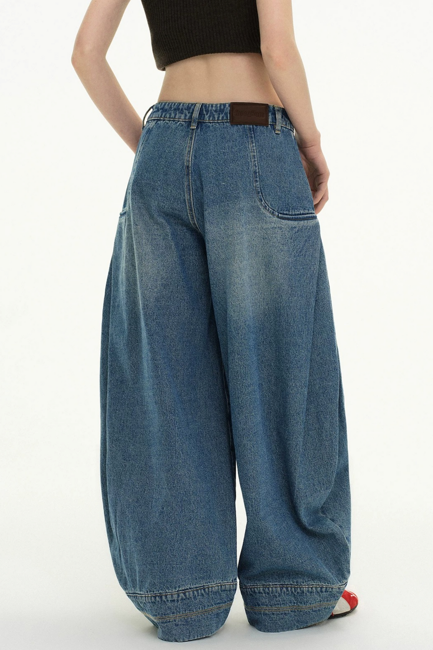 Jean taille haute Echo en denim