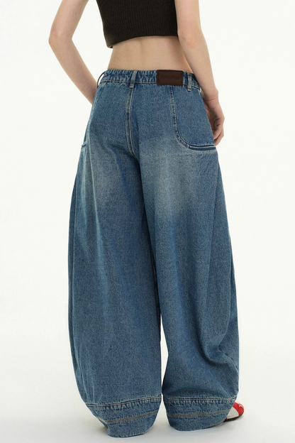 Jean taille haute Echo en denim