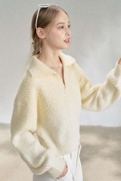 Soft Gradient Mohair Sweater
