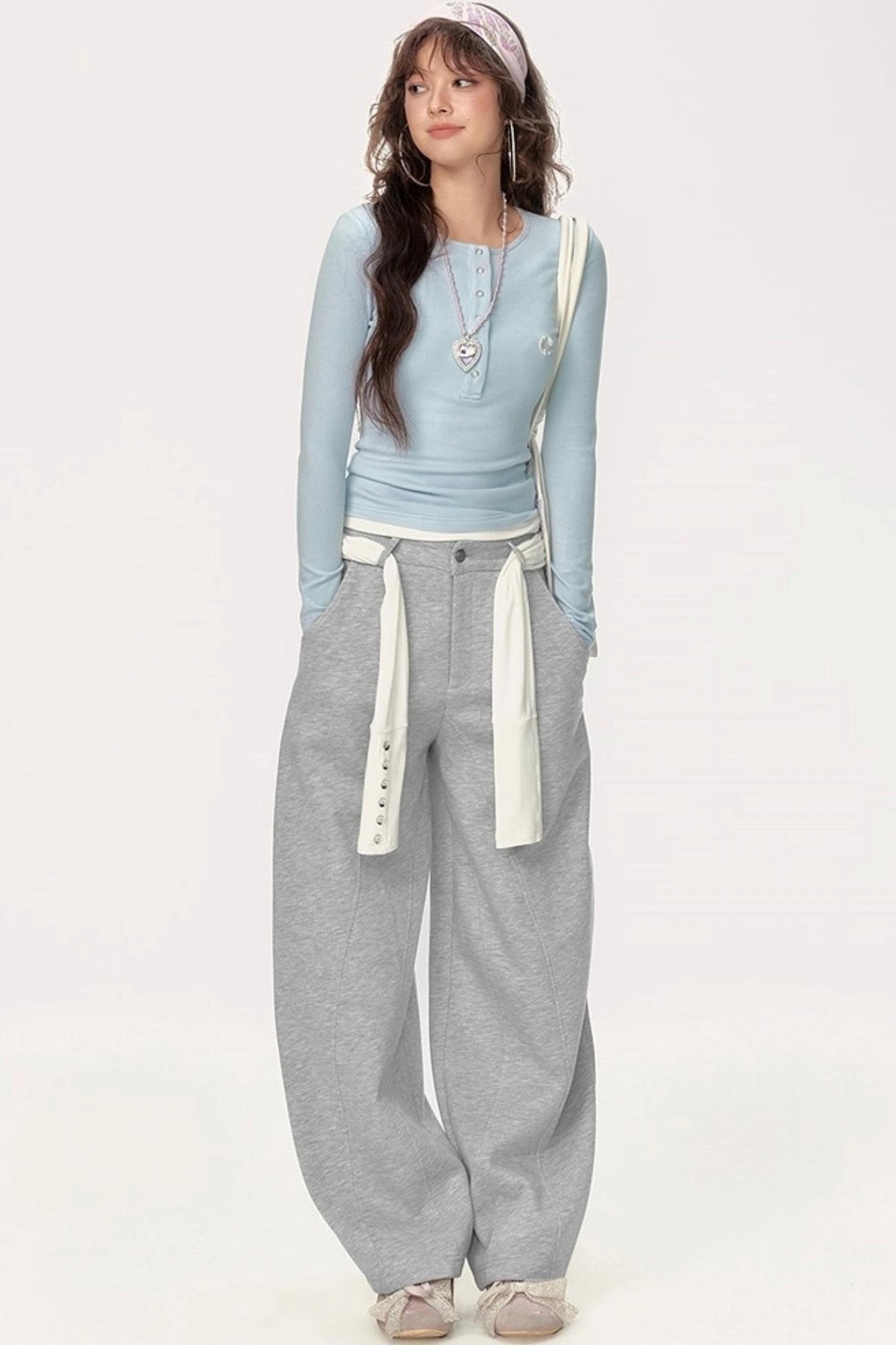 Scimitar Wide-Leg Pants