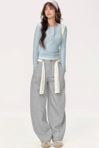 Scimitar Wide-Leg Pants