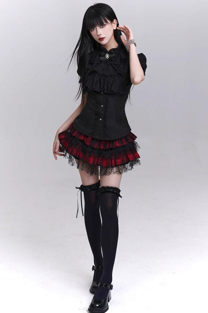 Gothic Ghost Black Shirt