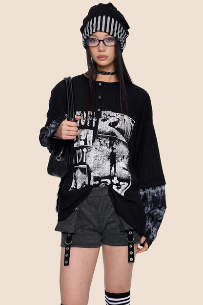 Henry Patchwork Knit Sweater