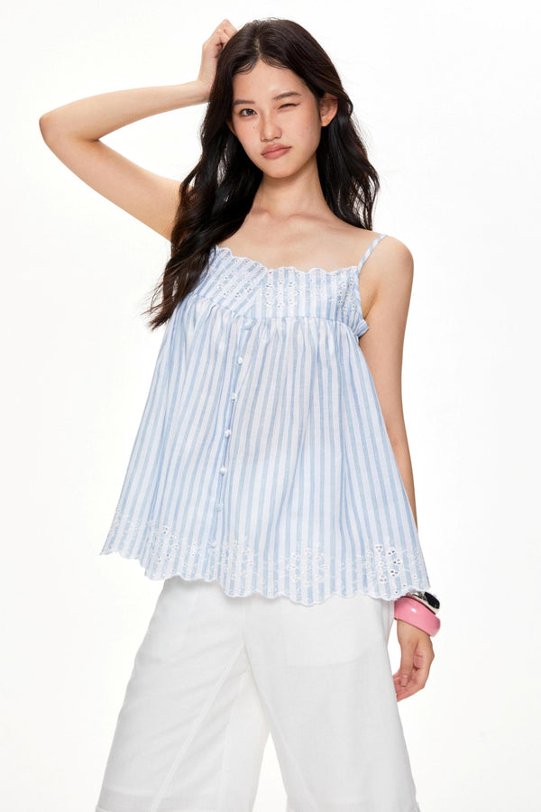 Summer Lace-Trimmed Camisole