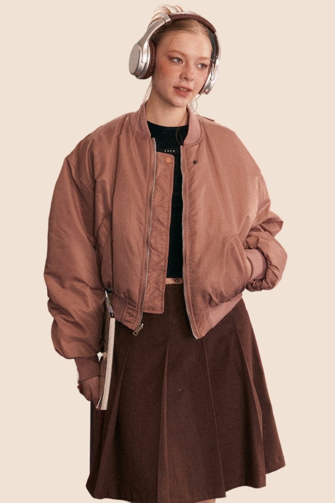 Retro Aviator Baseball Cotton Jacket