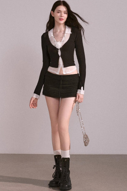 Luxury V-Neck Sweater Top