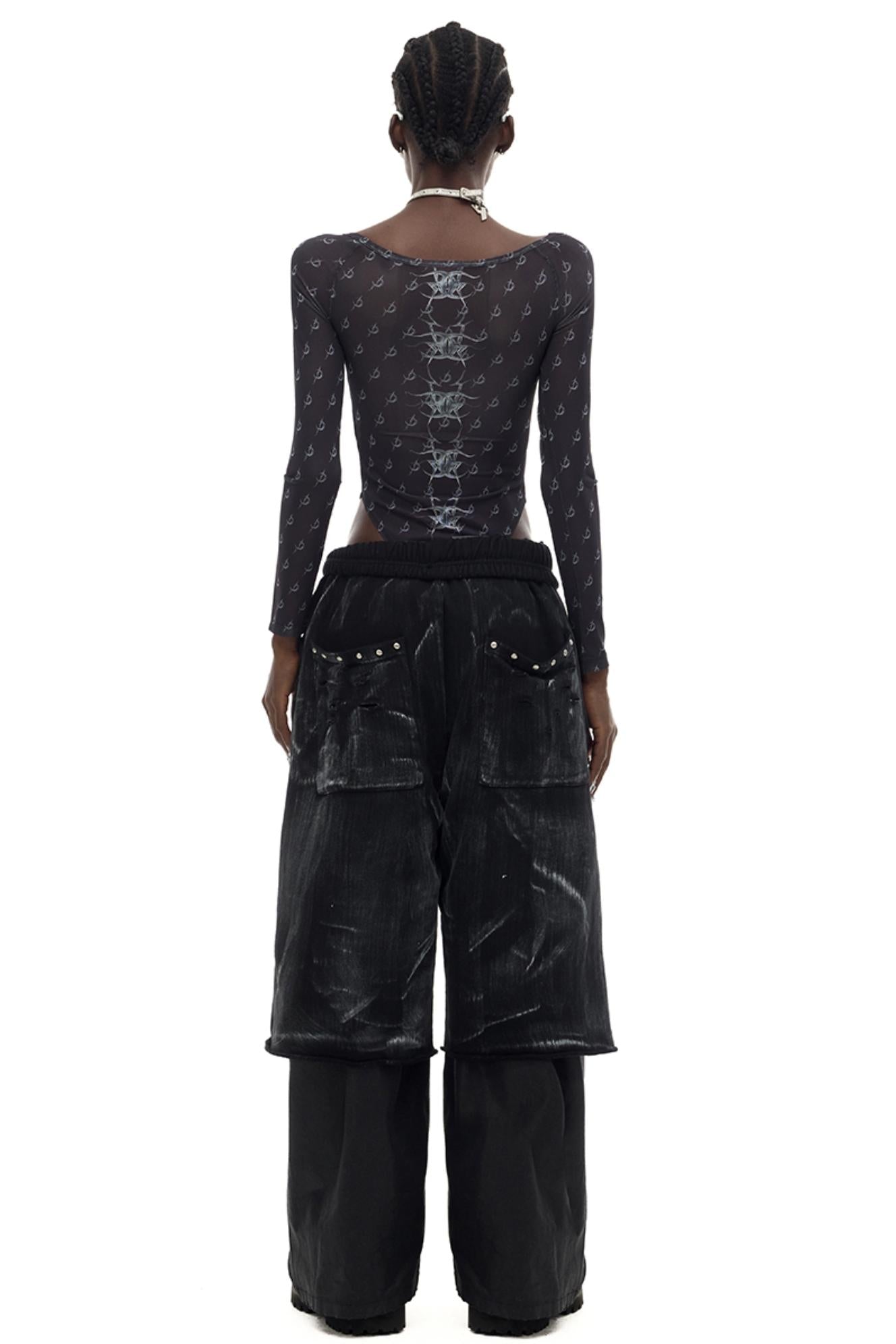 Electric Moon Loose Layered Pants