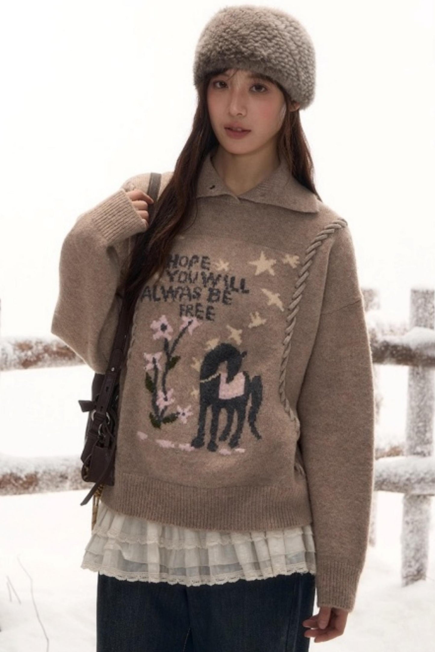 Free-Spirited Knit Sweater