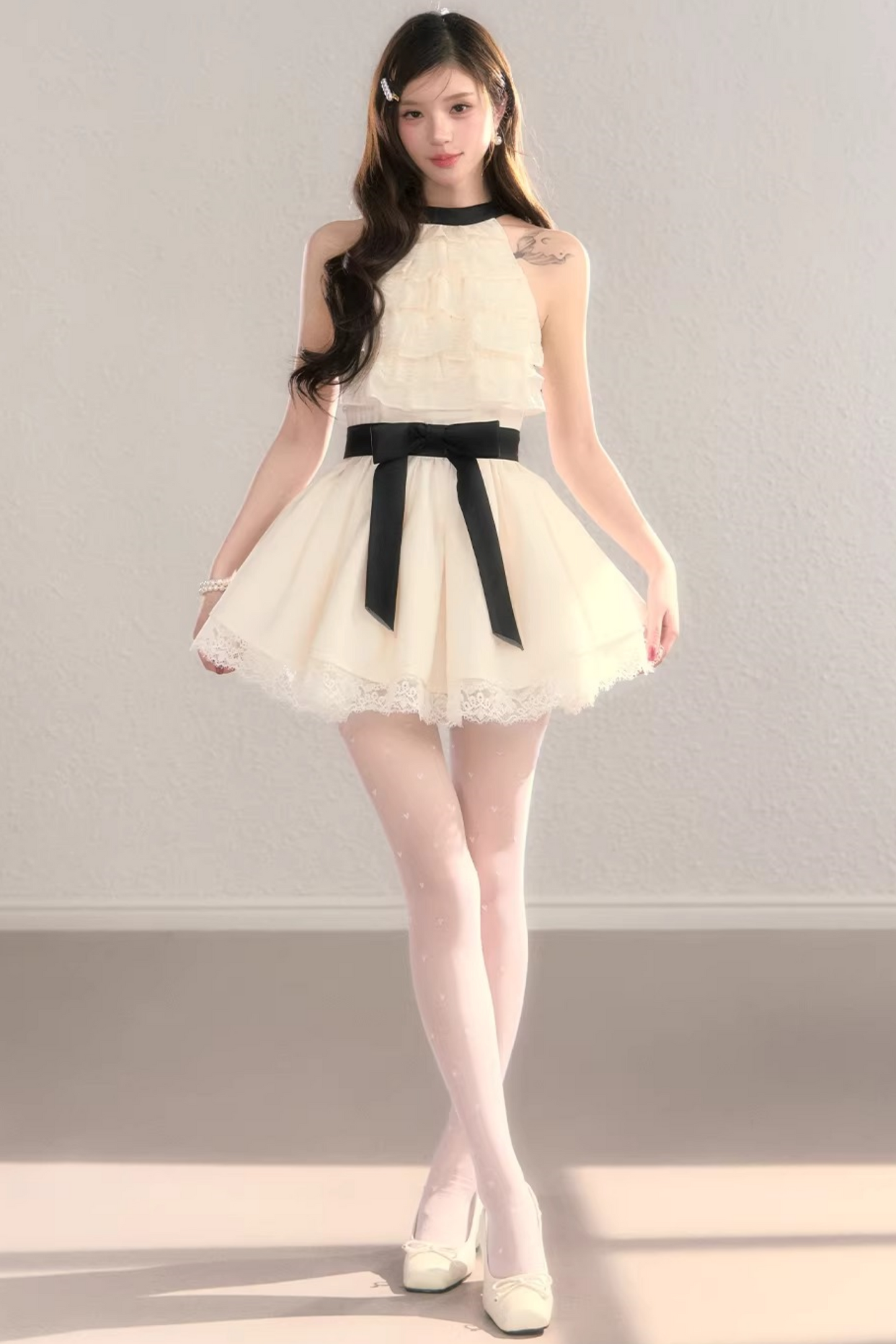 Princess Halter Lace Dress