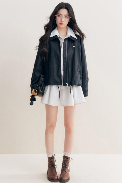 Soft Black Leather Jacket