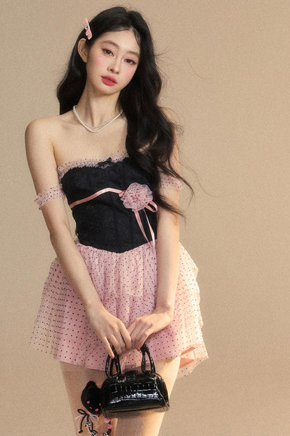 Slim Fit Cake Skirt Dress