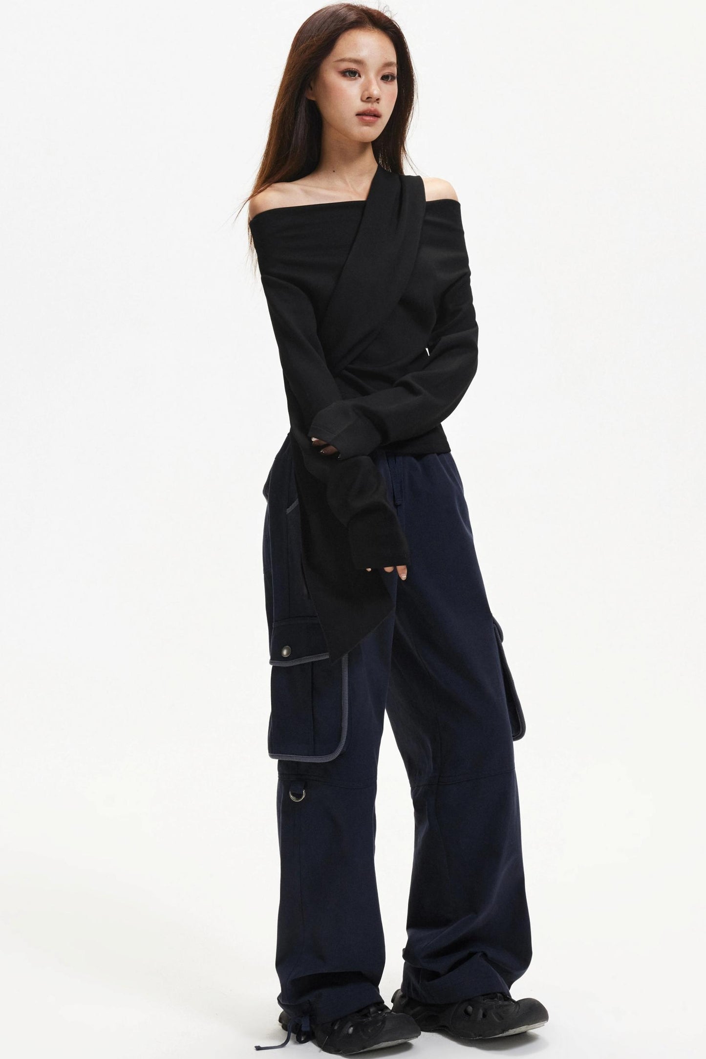 Elegant Off-Shoulder Knit Top