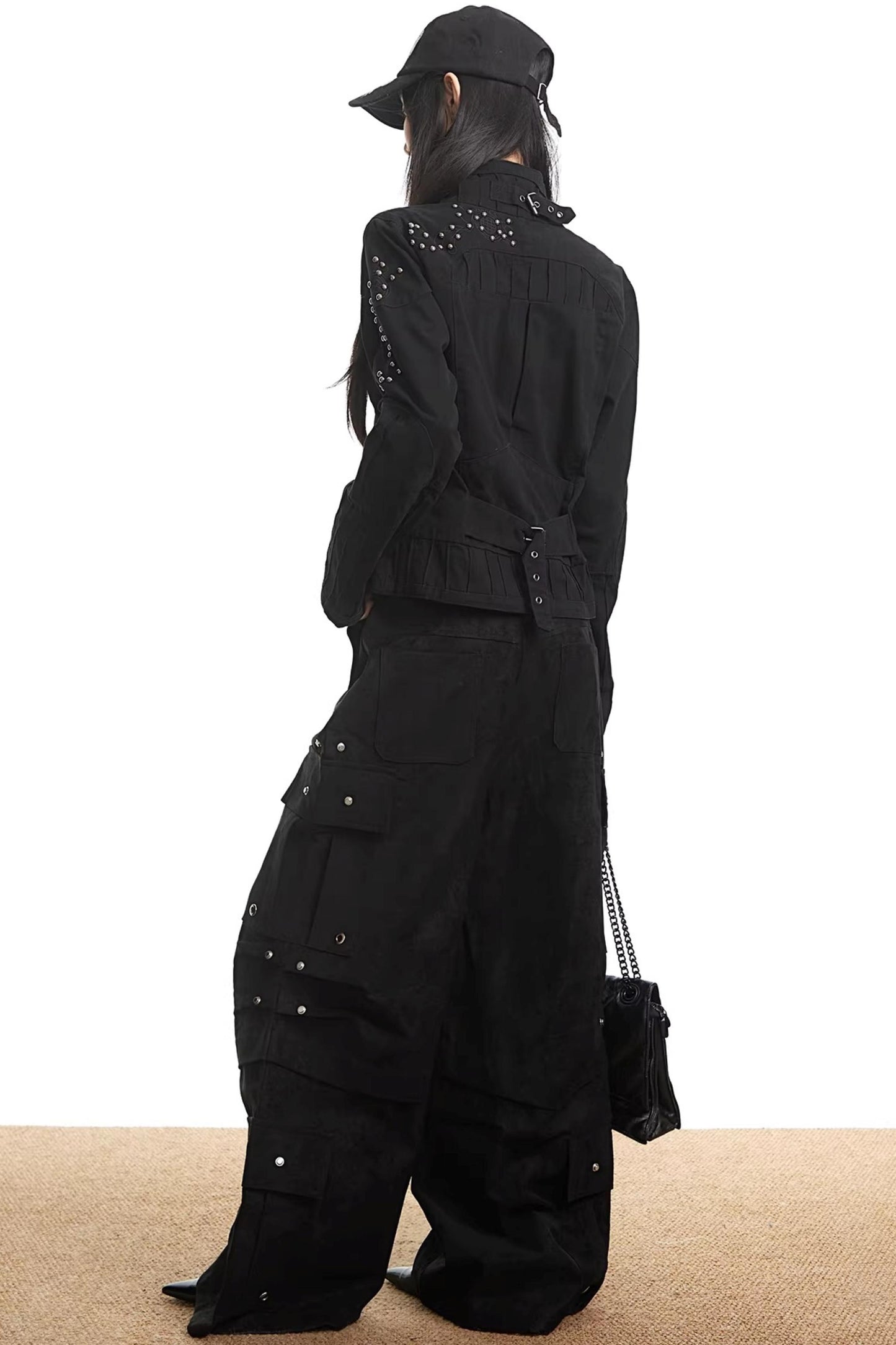 Army Green Rivet Jacket