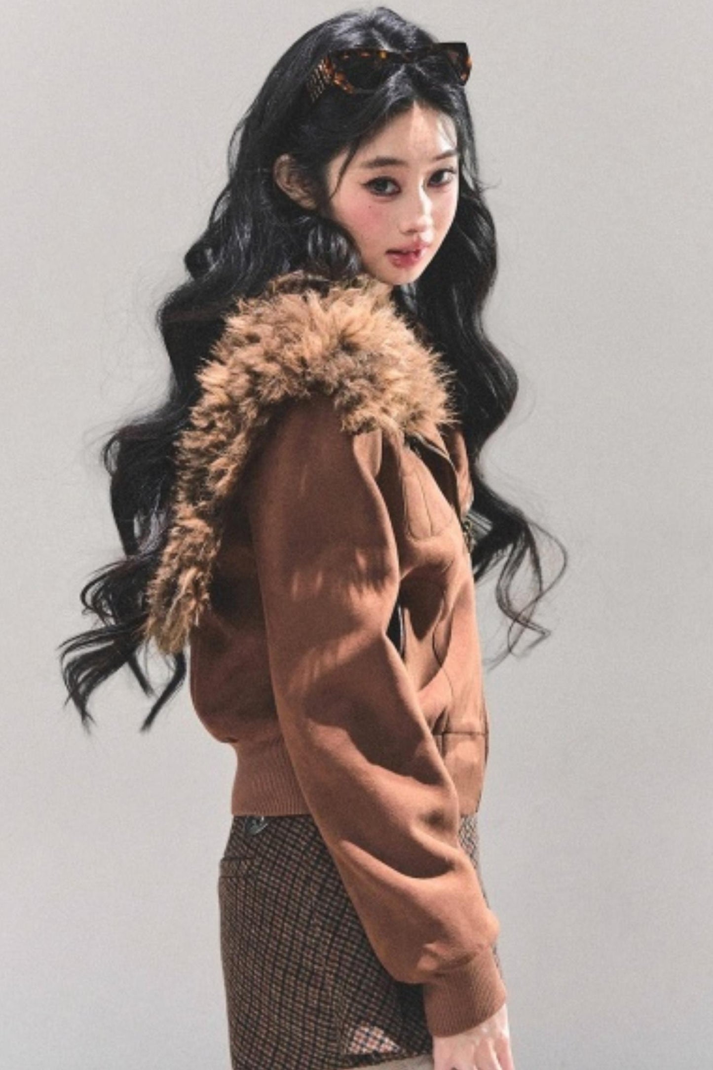 Floating Twilight Lamb Wool Coat