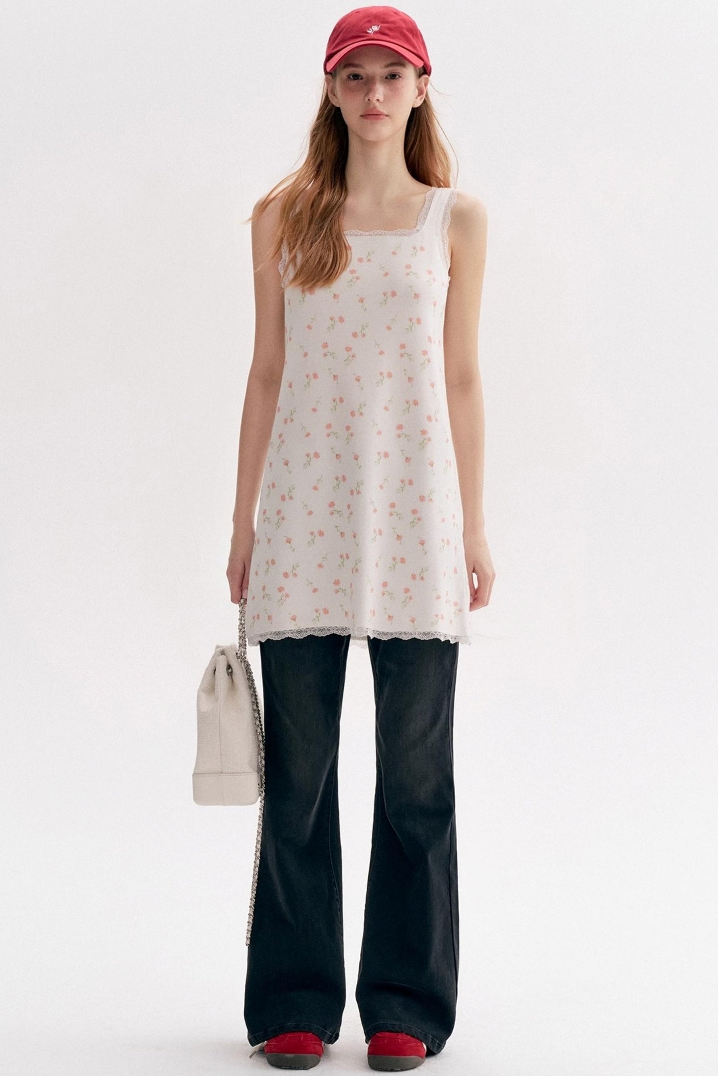 Casual Layered Real Two Plaid Jeans