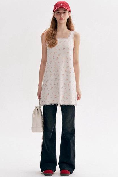 Casual Layered Real Two Plaid Jeans