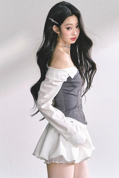 Slimming Hot Girl One-Shoulder Tops