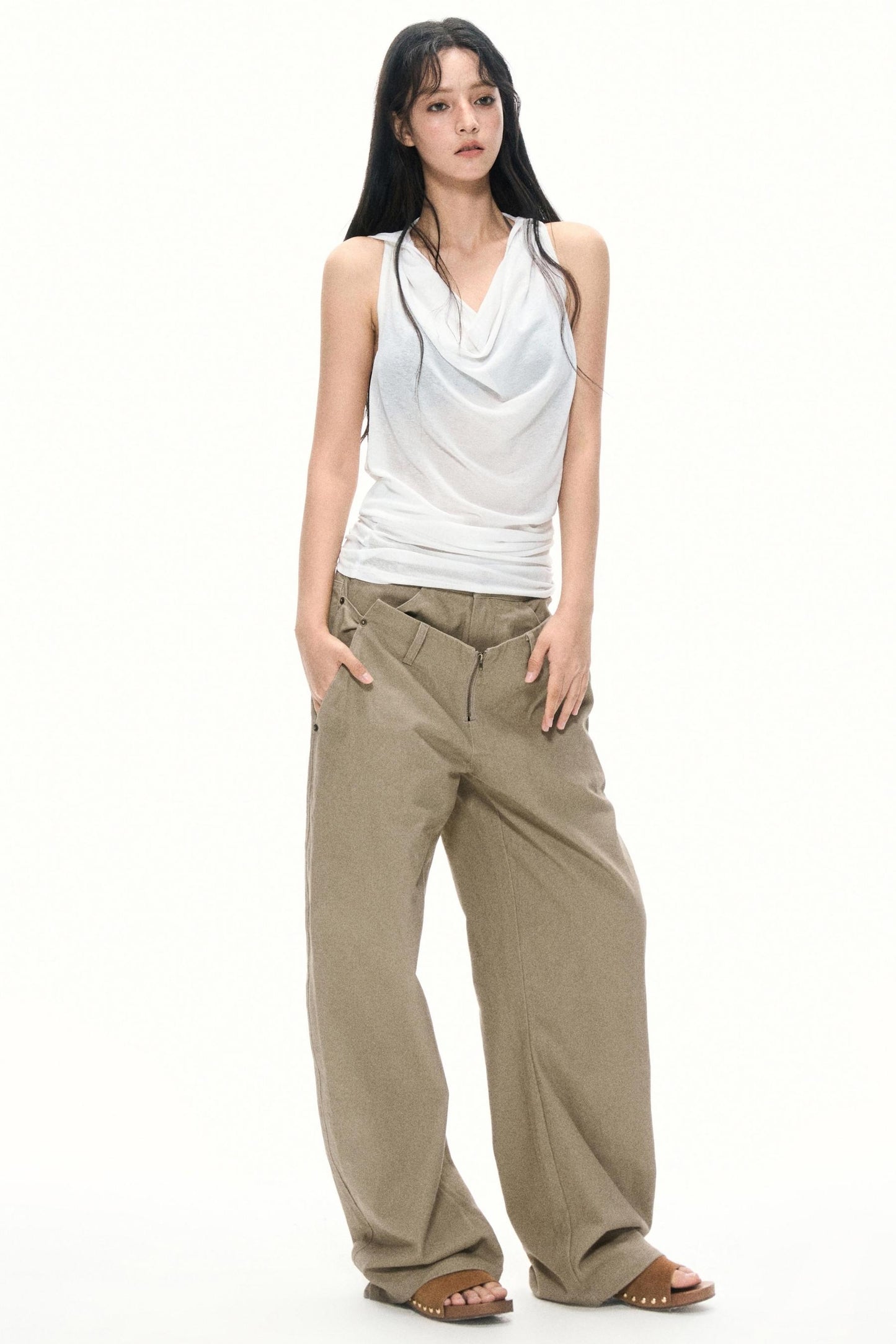 Pink Hooded Camisole