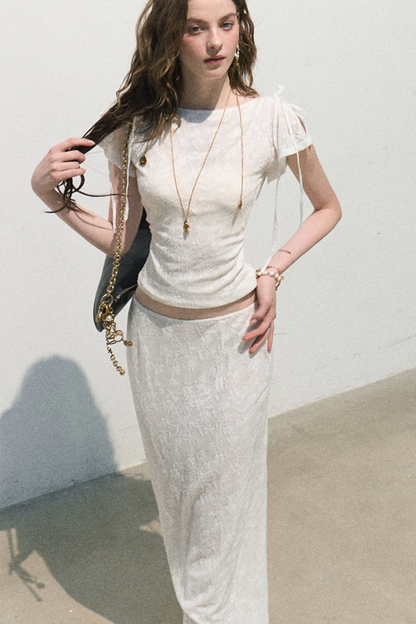 Breath of Spring Jacquard Top